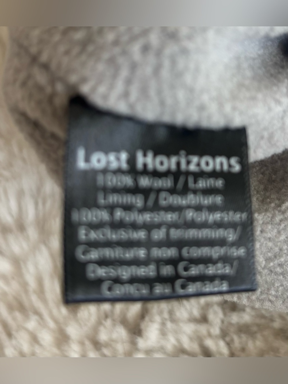 Lost Horizons Knit Wool Beanie in Fair Isle Cream - Picture 3 of 3